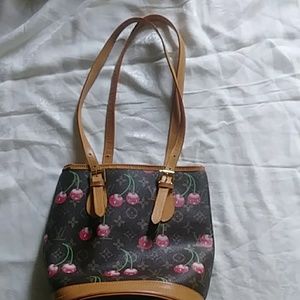 Purse with Cherry print adorable.